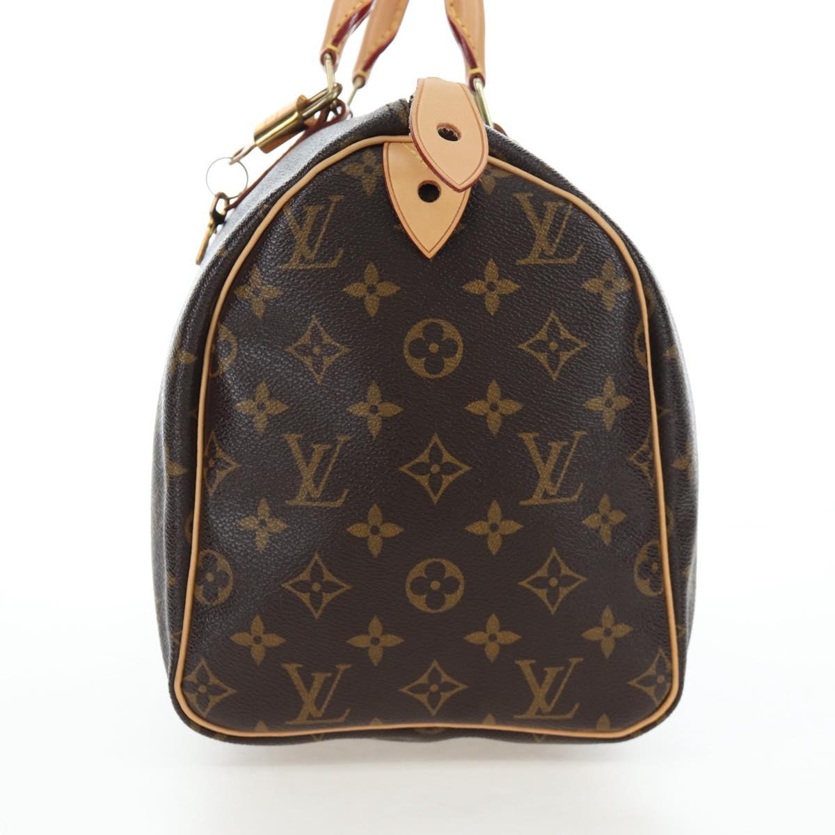 Louis Vuitton Speedy 30 Monogram Canvas Handbag Authentic 191955SM - photo 4