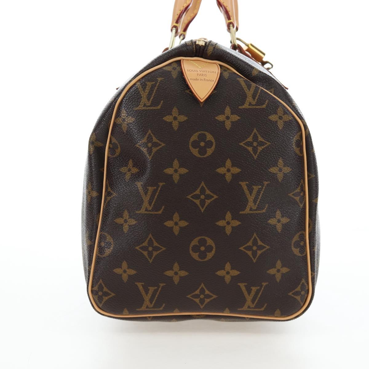 Louis Vuitton Speedy 30 Monogram Canvas Handbag Authentic 191955SM - photo 5