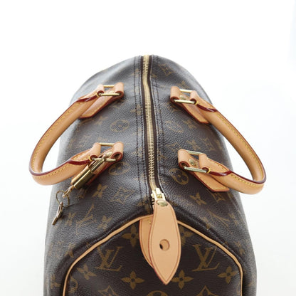 Louis Vuitton Speedy 30 Monogram Canvas Handbag Authentic 191955SM - photo 6