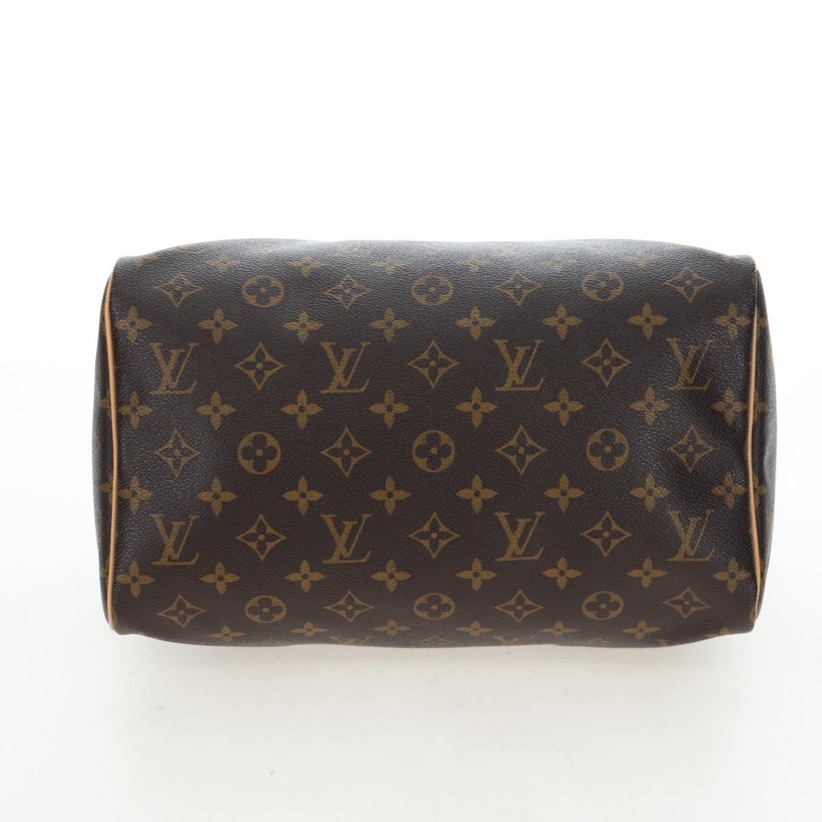 Louis Vuitton Speedy 30 Monogram Canvas Handbag Authentic 191955SM - photo 9