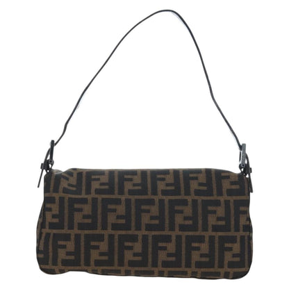 FENDI Zucca Canvas Baguette Bag Marrone Nero Originale | Mamma Baguette