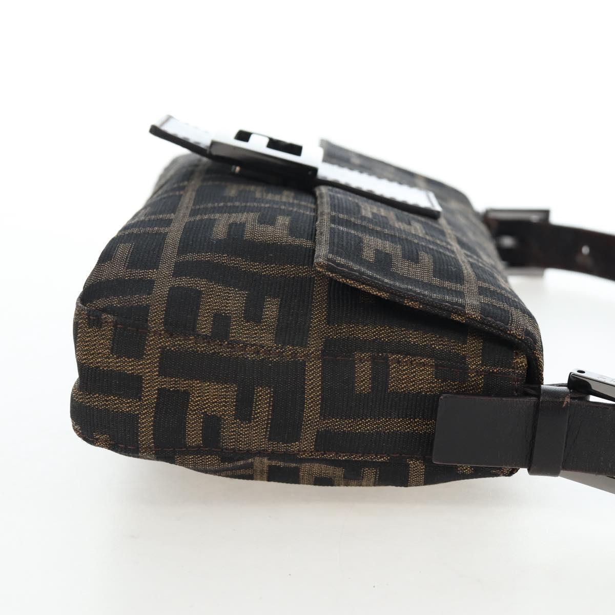 FENDI Zucca Canvas Baguette Bag Marrone Nero Originale | Mamma Baguette