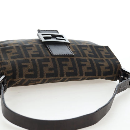 FENDI Zucca Canvas Baguette Bag Marrone Nero Originale | Mamma Baguette