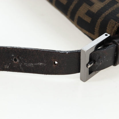 FENDI Zucca Canvas Baguette Bag Marrone Nero Originale | Mamma Baguette
