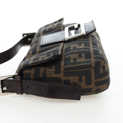 FENDI Zucca Canvas Baguette Bag Marrone Nero Originale | Borsa Vintage