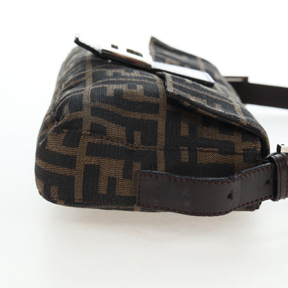 FENDI Zucca Canvas Baguette Bag Marrone Nero Originale | Borsa Vintage