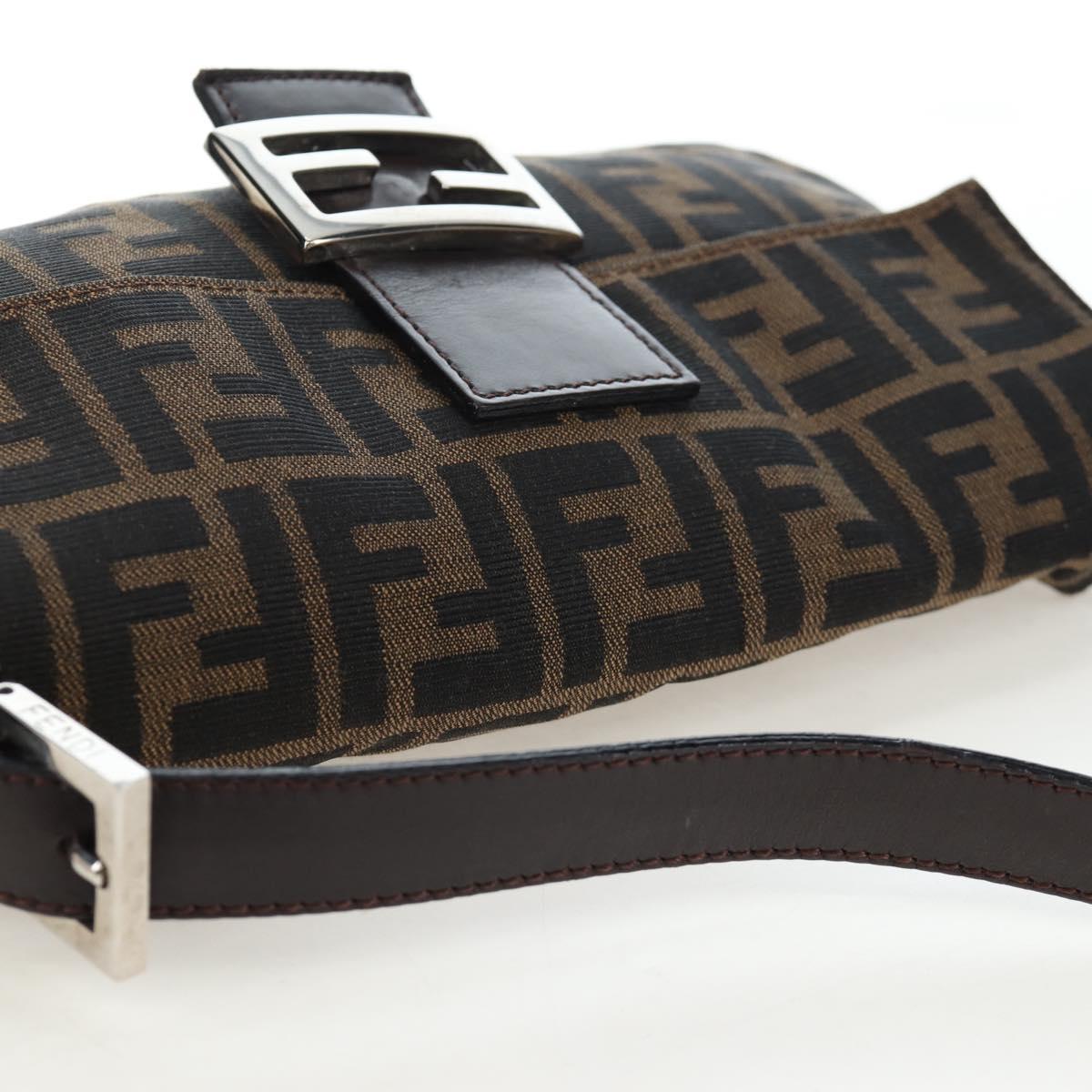 FENDI Zucca Canvas Baguette Bag Marrone Nero Originale | Borsa Vintage