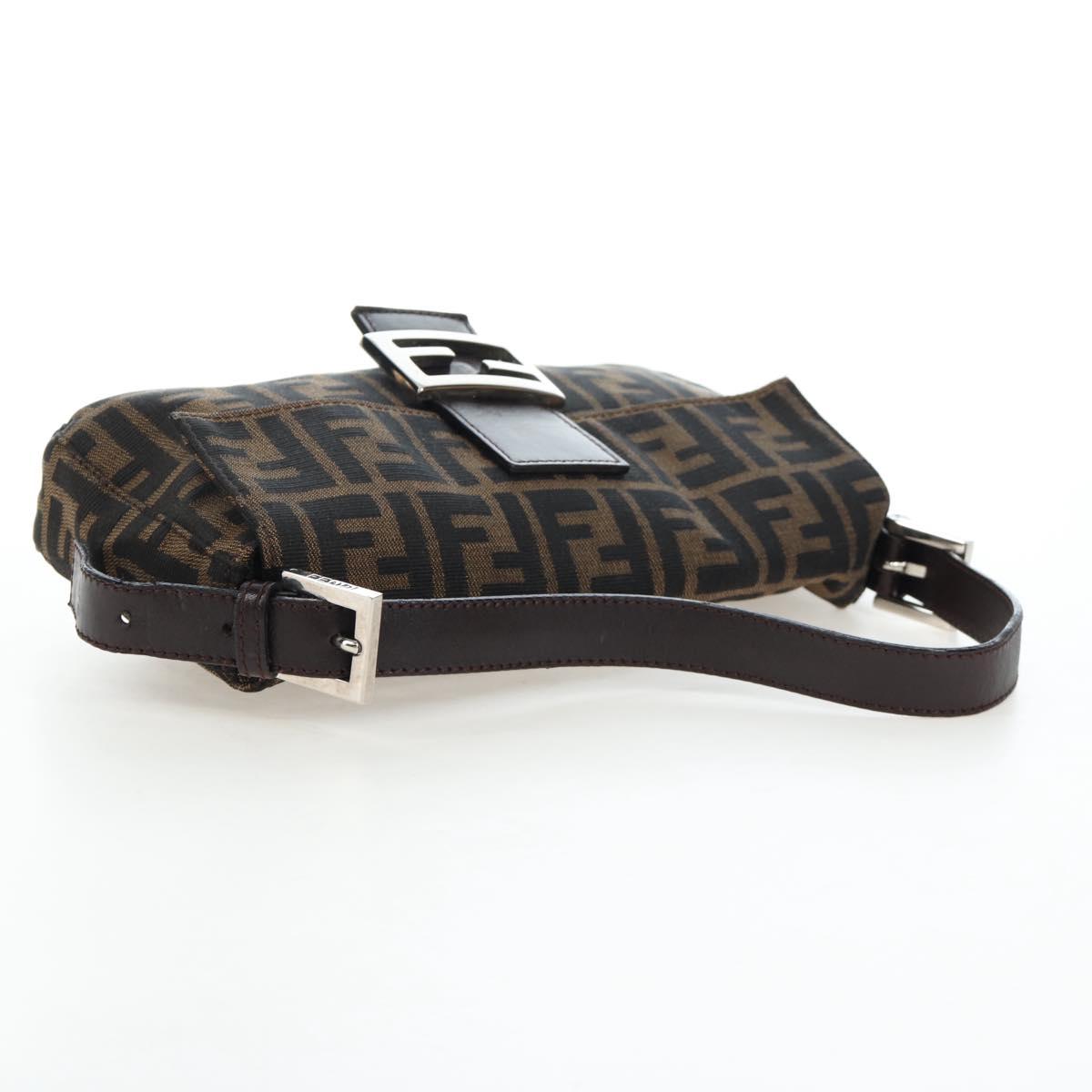 FENDI Zucca Canvas Baguette Bag Marrone Nero Originale | Borsa Vintage
