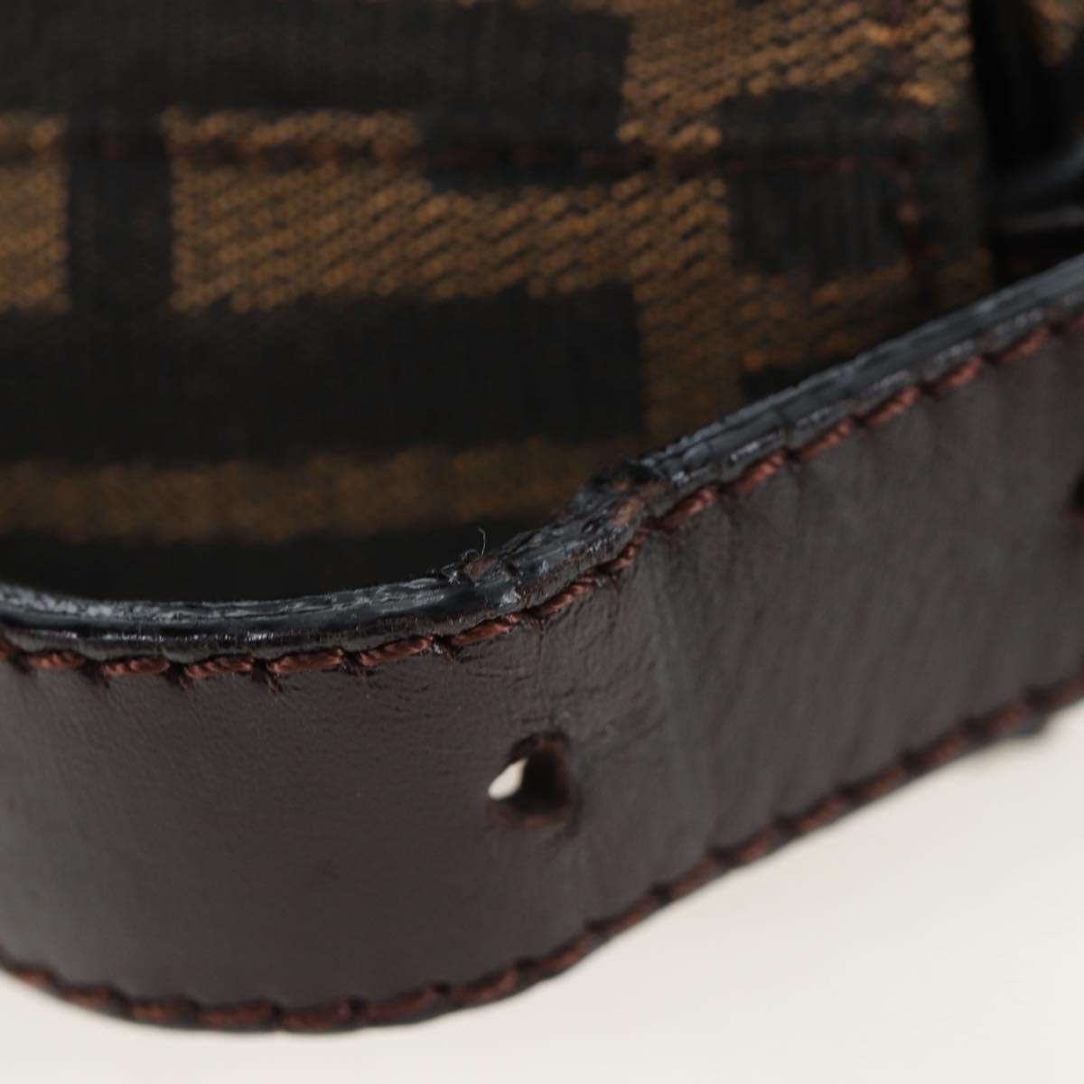 FENDI Zucca Canvas Baguette Bag Marrone Nero Originale | Borsa Vintage