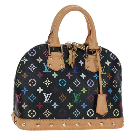Louis Vuitton Monogram Multicolor Alma Handbag Black Authentic 192464V - photo 1