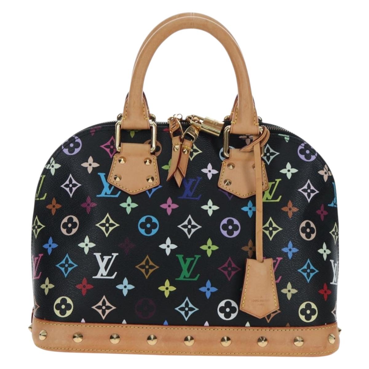 Louis Vuitton Monogram Multicolor Alma Handbag Black Authentic 192464V - photo 2