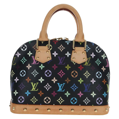 Louis Vuitton Monogram Multicolor Alma Handbag Black Authentic 192464V - photo 3