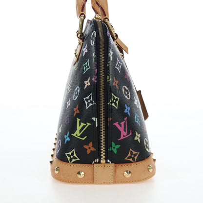 Louis Vuitton Monogram Multicolor Alma Handbag Black Authentic 192464V - photo 5