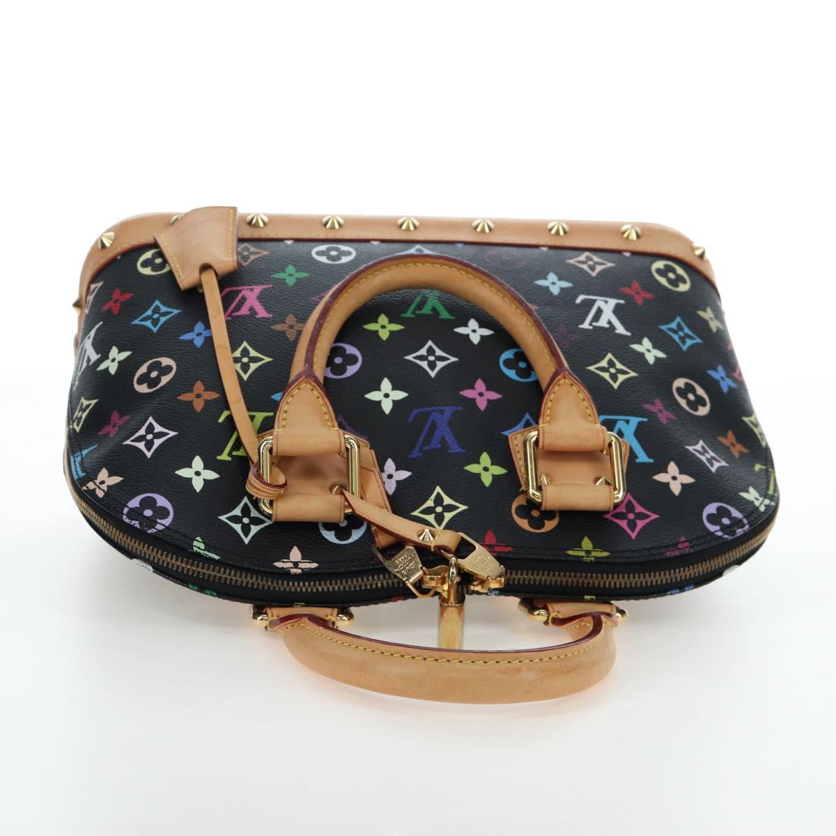 Louis Vuitton Monogram Multicolor Alma Handbag Black Authentic 192464V - photo 6