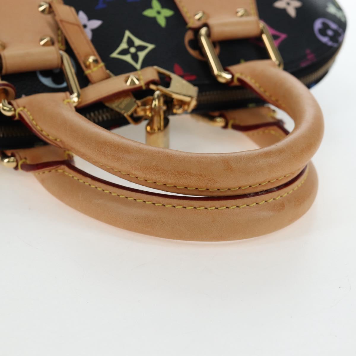 Louis Vuitton Monogram Multicolor Alma Handbag Black Authentic 192464V - photo 7