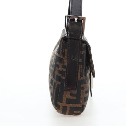 FENDI Zucca Canvas Baguette Bag Marrone Nero Originale | Mamma Baguette