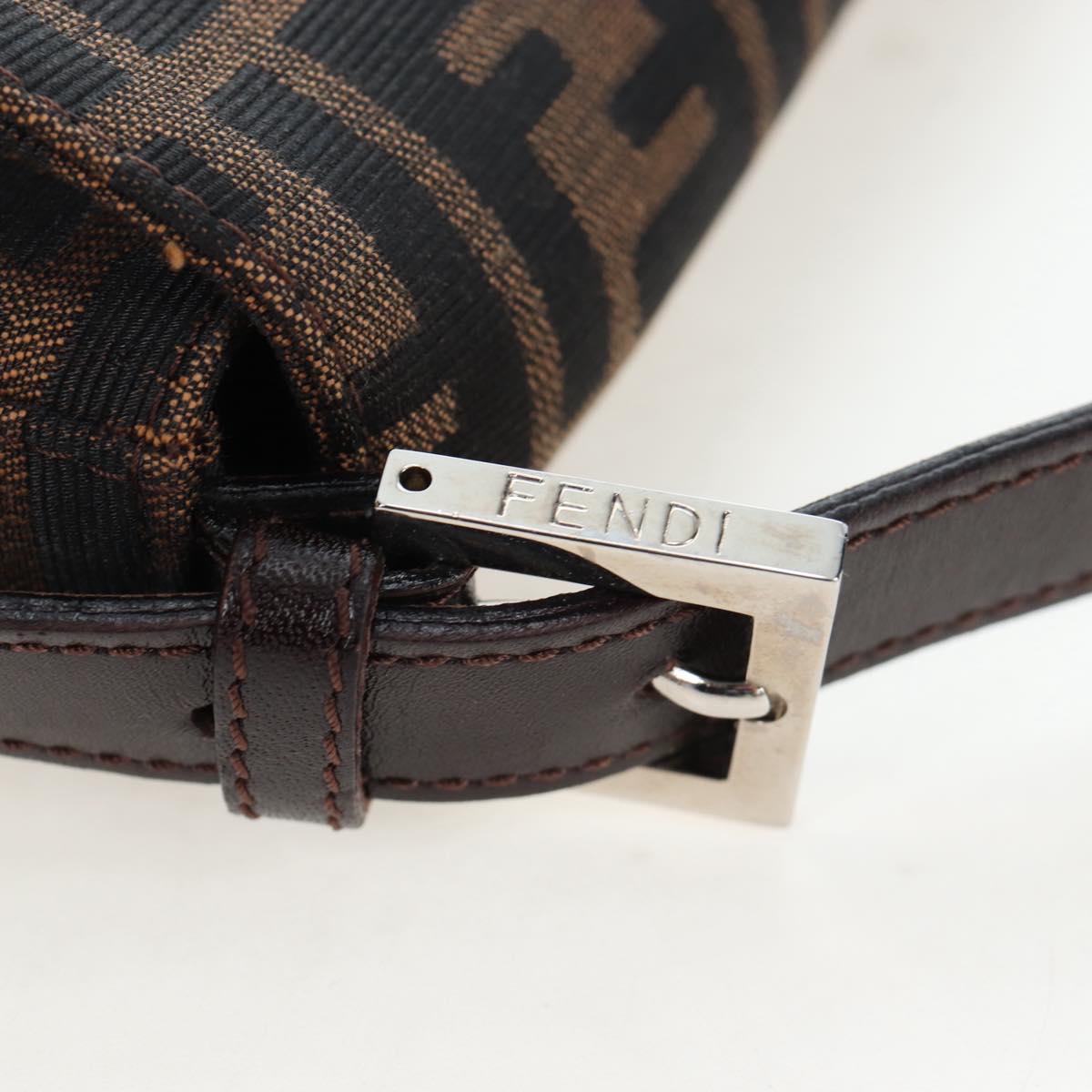 FENDI Zucca Canvas Baguette Bag Marrone Nero Originale | Mamma Baguette