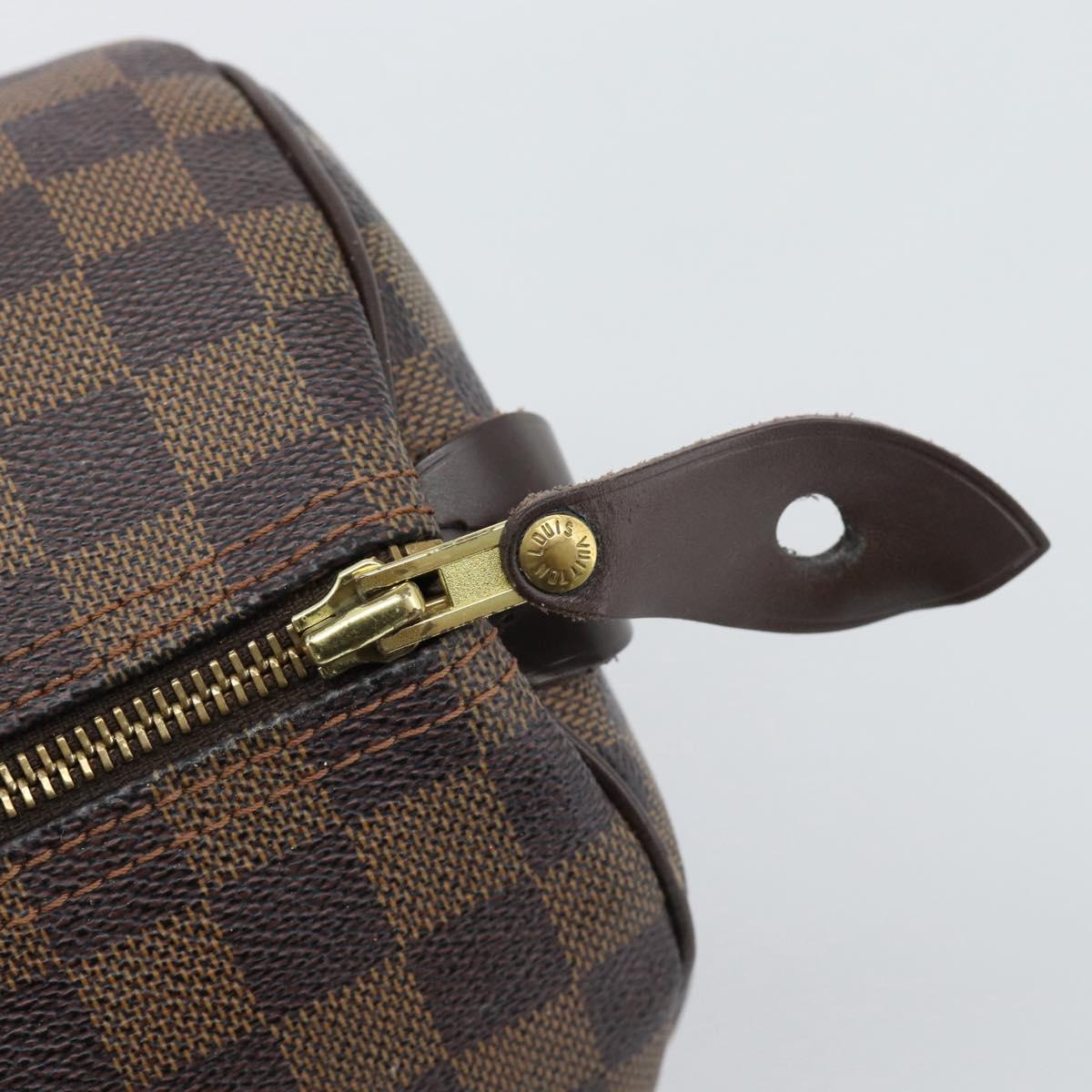 Louis Vuitton Damier Ebene Speedy 30 Handbag Authentic 192930A - photo 9