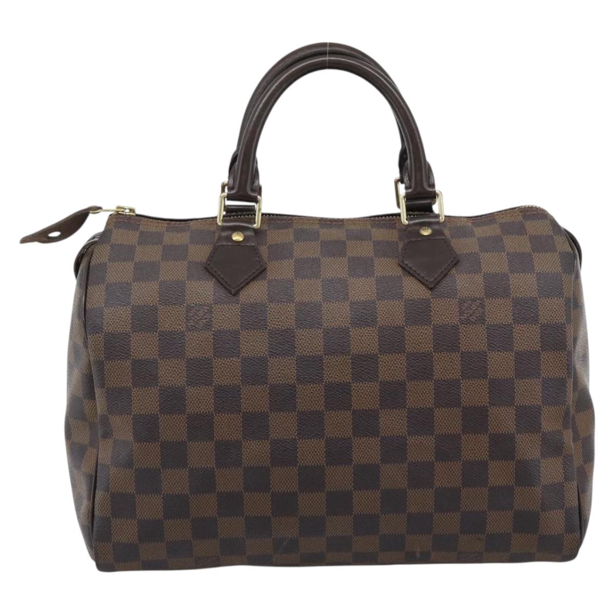 Louis Vuitton Damier Ebene Speedy 30 Handbag Authentic 192930A - photo 2