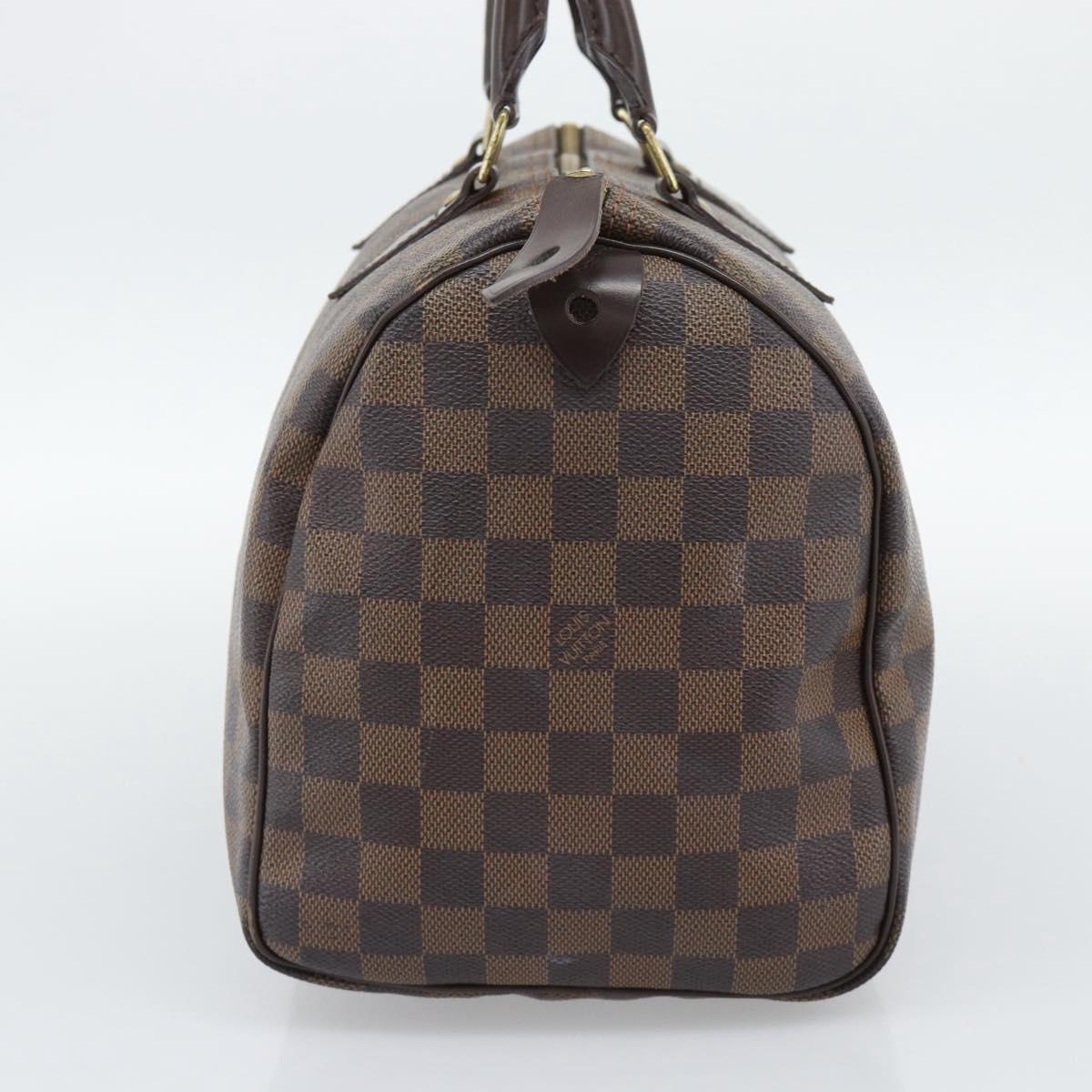 Louis Vuitton Damier Ebene Speedy 30 Handbag Authentic 192930A - photo 4