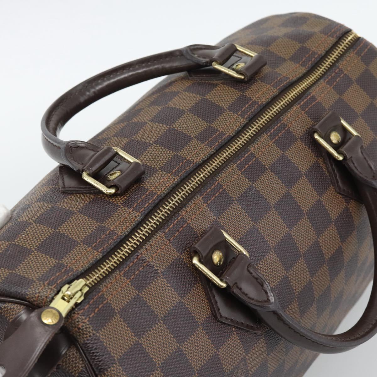 Louis Vuitton Damier Ebene Speedy 30 Handbag Authentic 192930A - photo 6