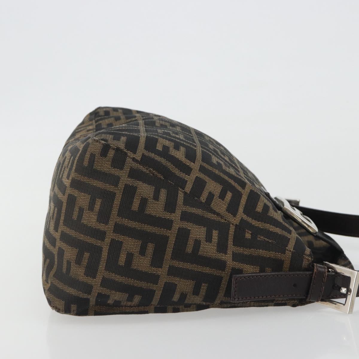 FENDI Zucca Canvas Baguette Bag Marrone Nero Originale | Mamma Baguette