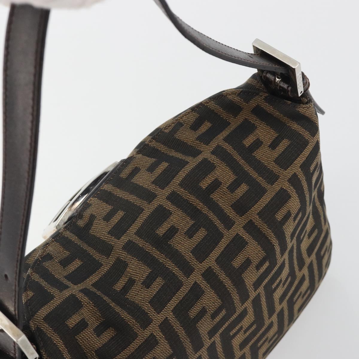 FENDI Zucca Canvas Baguette Bag Marrone Nero Originale | Mamma Baguette
