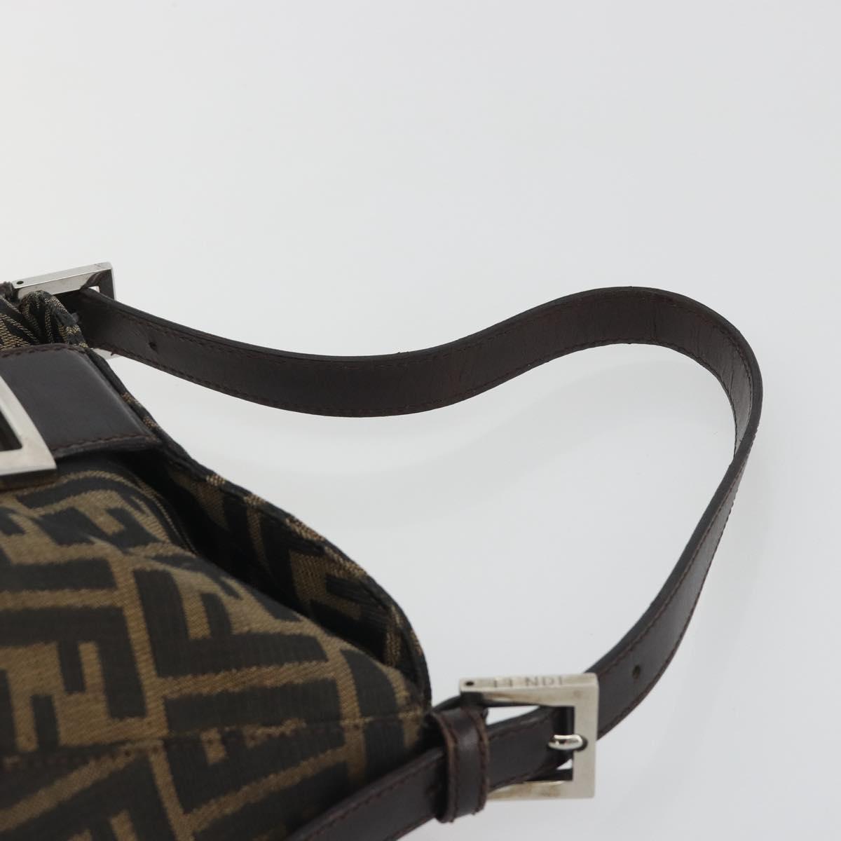 FENDI Zucca Canvas Baguette Bag Marrone Nero Originale | Mamma Baguette