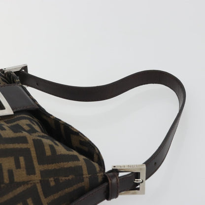 FENDI Zucca Canvas Baguette Bag Marrone Nero Originale | Mamma Baguette