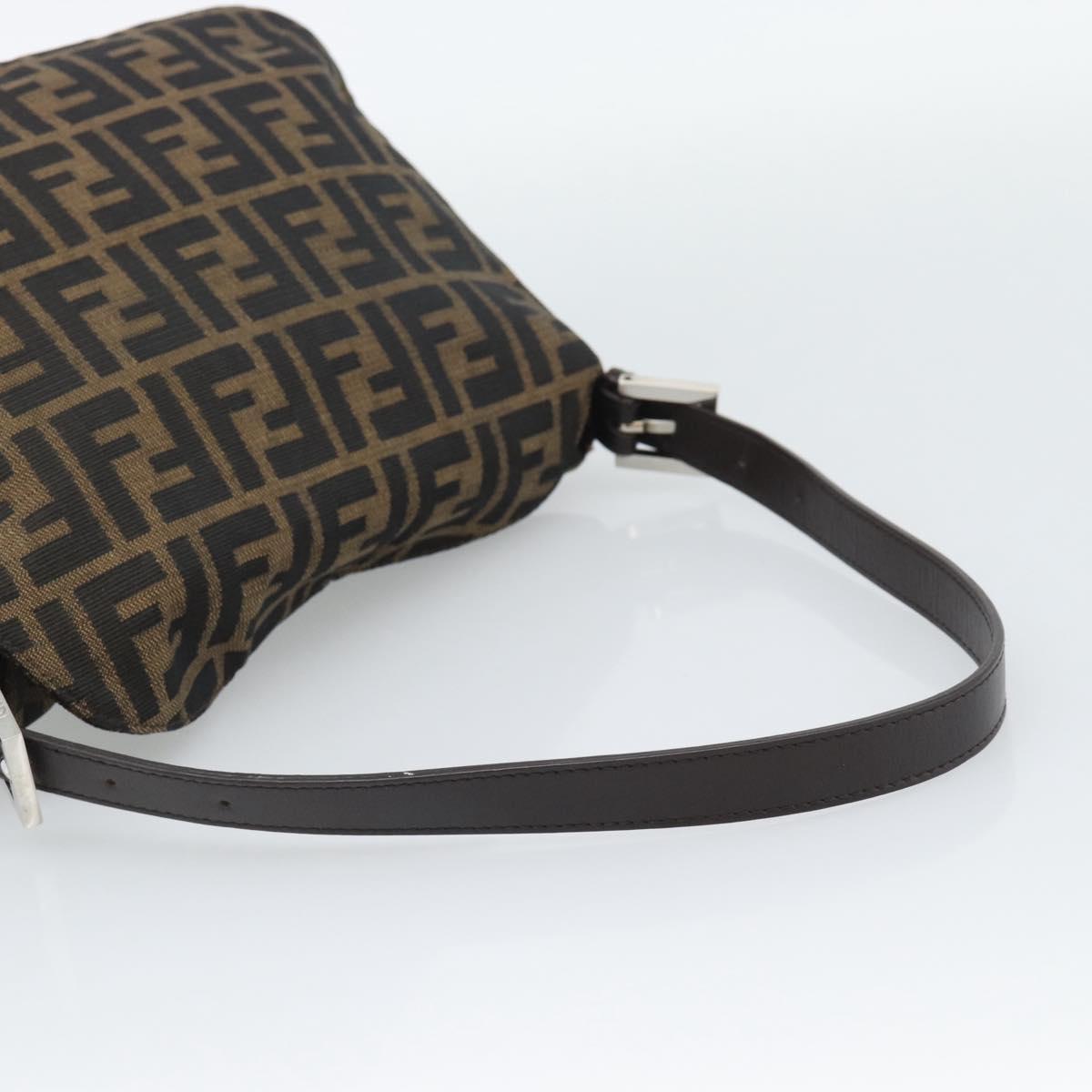 FENDI Zucca Canvas Baguette Bag Marrone Nero Originale | Borsa Vintage