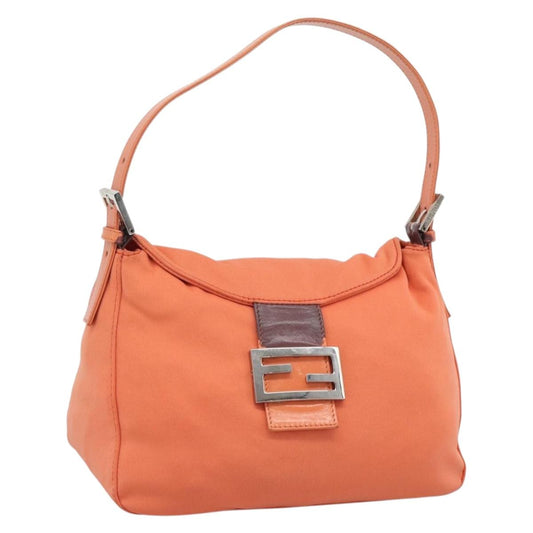 FENDI Mamma Baguette Bag Cotone Arancione Originale | Borsa Vintage