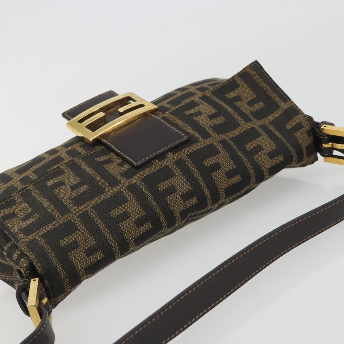 FENDI Zucca Canvas Baguette Bag Marrone Nero Originale | Borsa Vintage