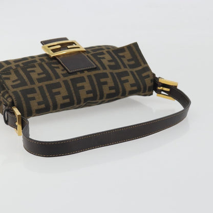FENDI Zucca Canvas Baguette Bag Marrone Nero Originale | Borsa Vintage