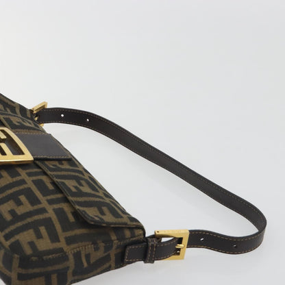 FENDI Zucca Canvas Baguette Bag Marrone Nero Originale | Borsa Vintage