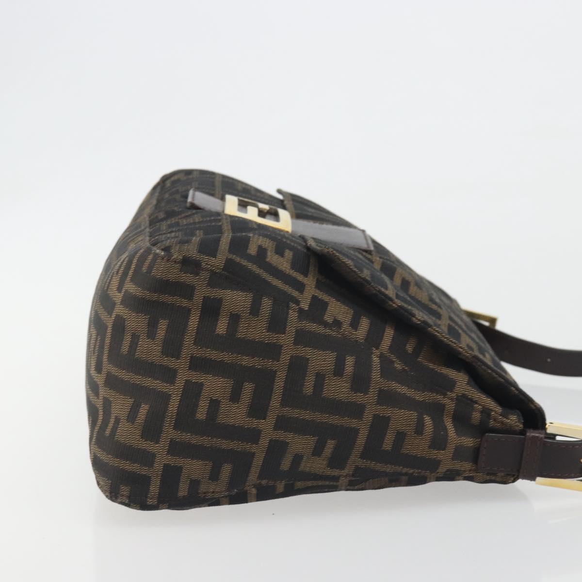FENDI Zucca Canvas Baguette Bag Marrone Nero Originale | Mamma Baguette