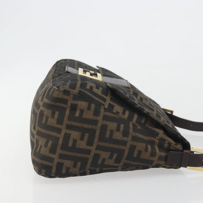 FENDI Zucca Canvas Baguette Bag Marrone Nero Originale | Mamma Baguette