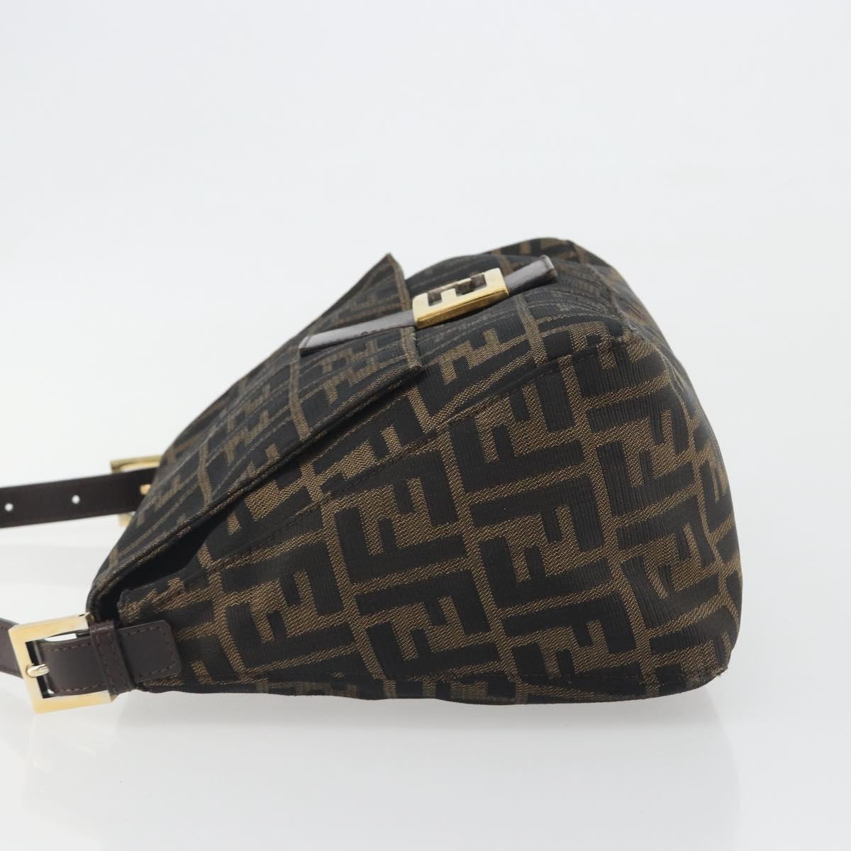 FENDI Zucca Canvas Baguette Bag Marrone Nero Originale | Mamma Baguette