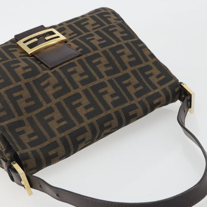 FENDI Zucca Canvas Baguette Bag Marrone Nero Originale | Mamma Baguette