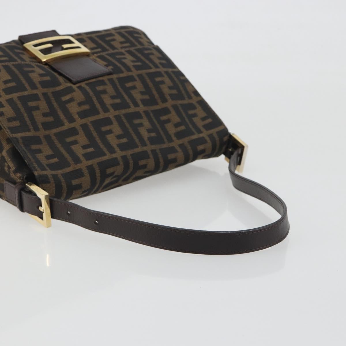 FENDI Zucca Canvas Baguette Bag Marrone Nero Originale | Mamma Baguette