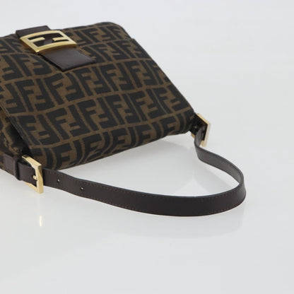 FENDI Zucca Canvas Baguette Bag Marrone Nero Originale | Mamma Baguette