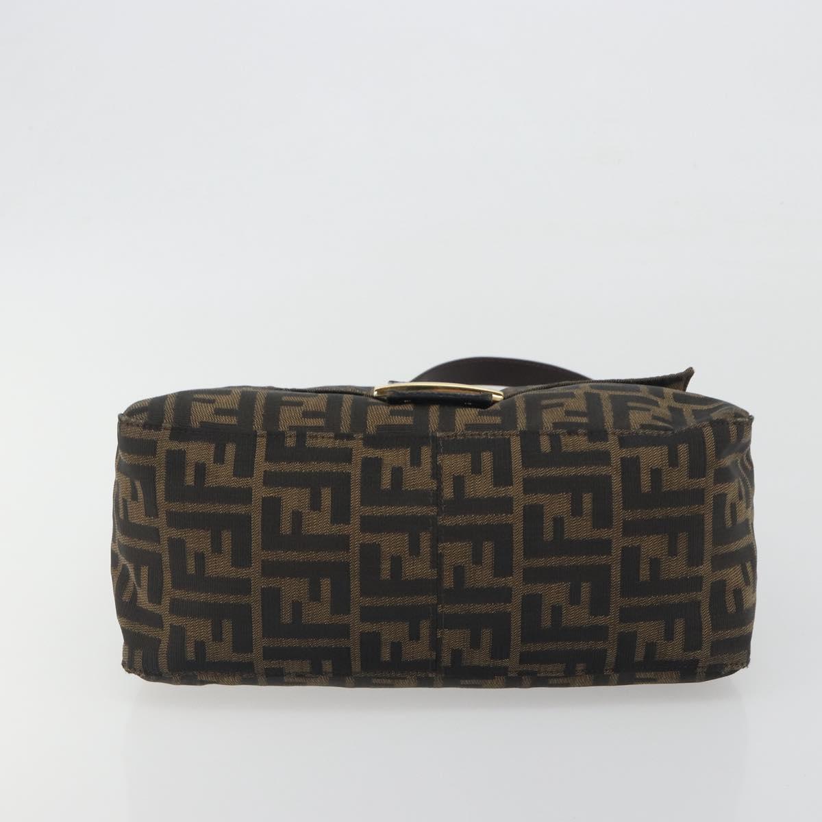 FENDI Zucca Canvas Baguette Bag Marrone Nero Originale | Mamma Baguette