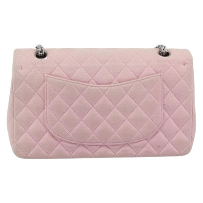 CHANEL Matelasse 25 Chain Bag Rosa Argento Originale | Cotone