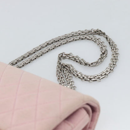 CHANEL Matelasse 25 Chain Bag Rosa Argento Originale | Cotone