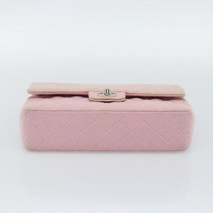 CHANEL Matelasse 25 Chain Bag Rosa Argento Originale | Cotone