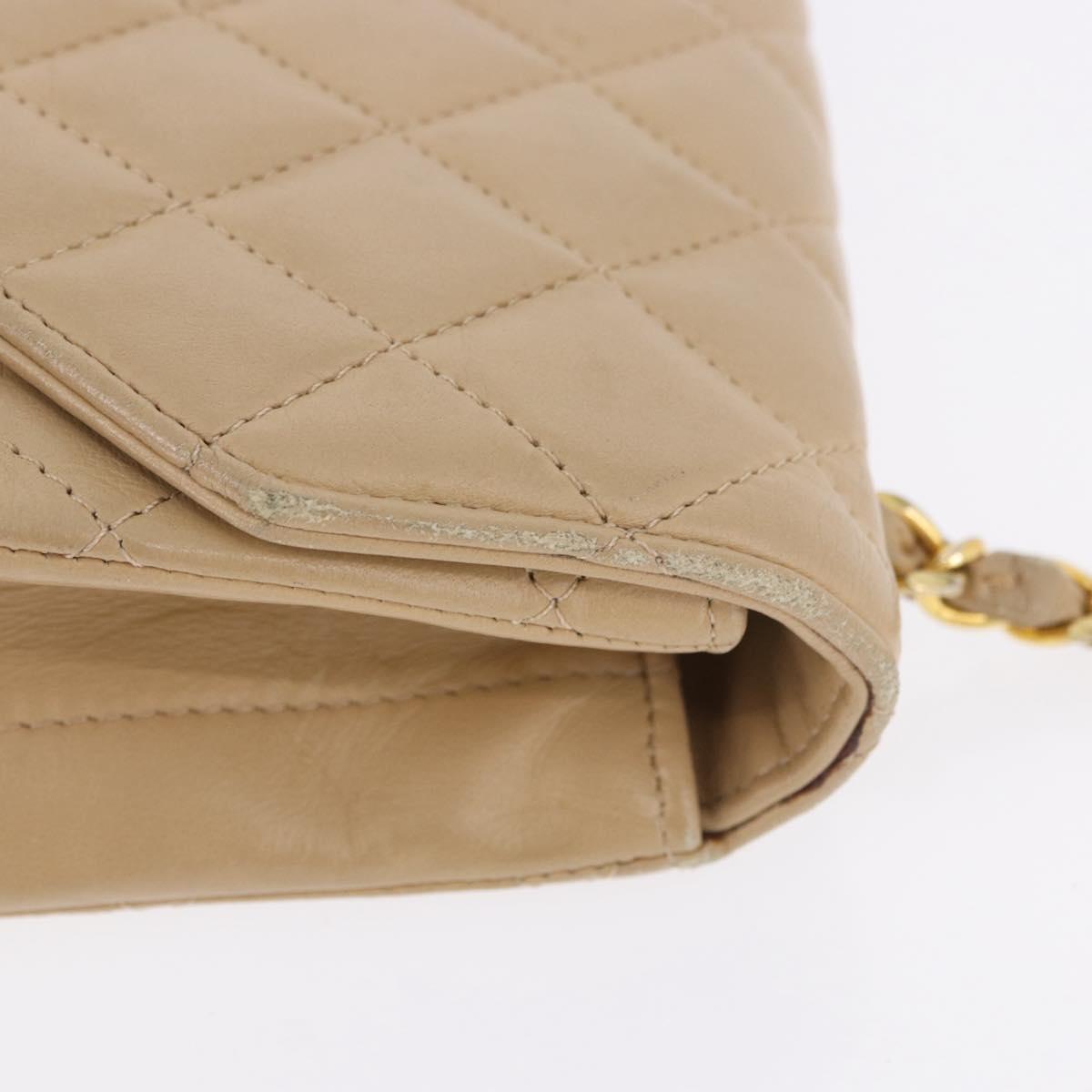 CHANEL Matelasse Chain Bag Beige Originale | Borsa a Catena Oro