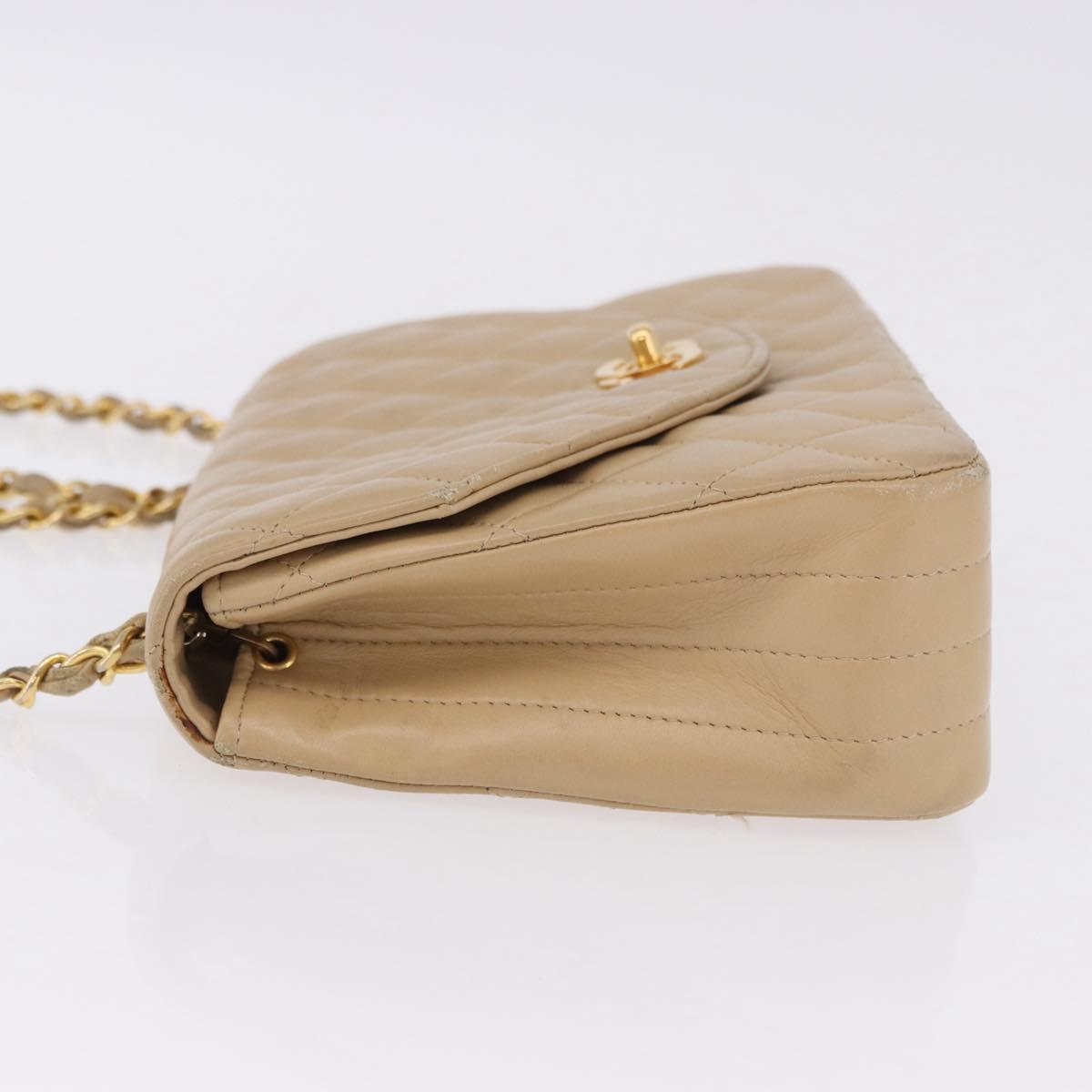 CHANEL Matelasse Chain Bag Beige Originale | Borsa a Catena Oro