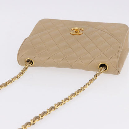 CHANEL Matelasse Chain Bag Beige Originale | Borsa a Catena Oro