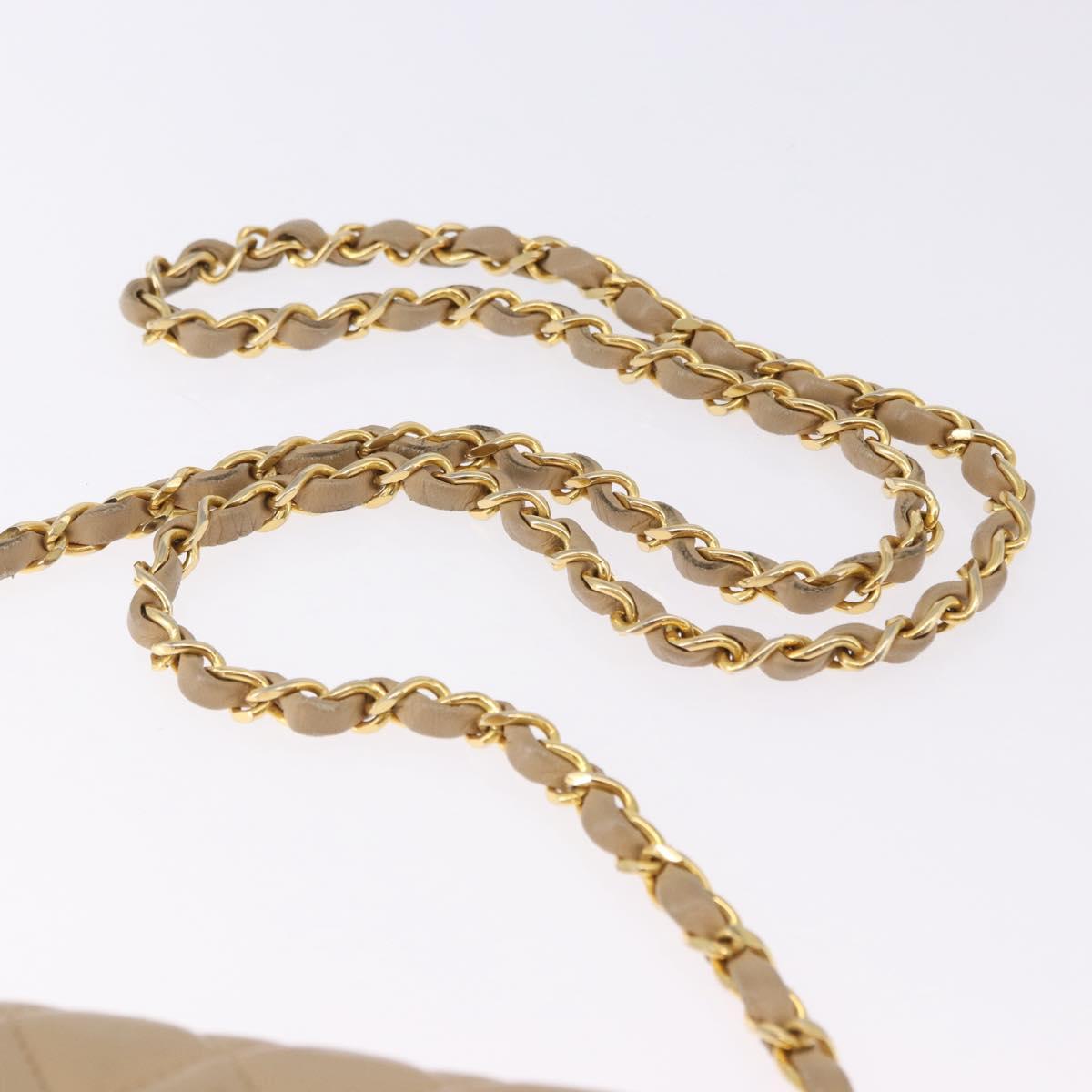 CHANEL Matelasse Chain Bag Beige Originale | Borsa a Catena Oro