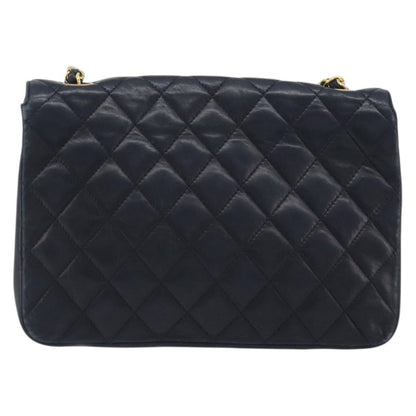 CHANEL Matelasse Chain Bag Blu Navy Originale | Borsa a Catena Oro