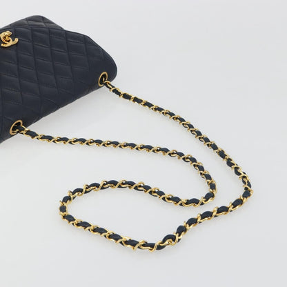 CHANEL Matelasse Chain Bag Blu Navy Originale | Borsa a Catena Oro